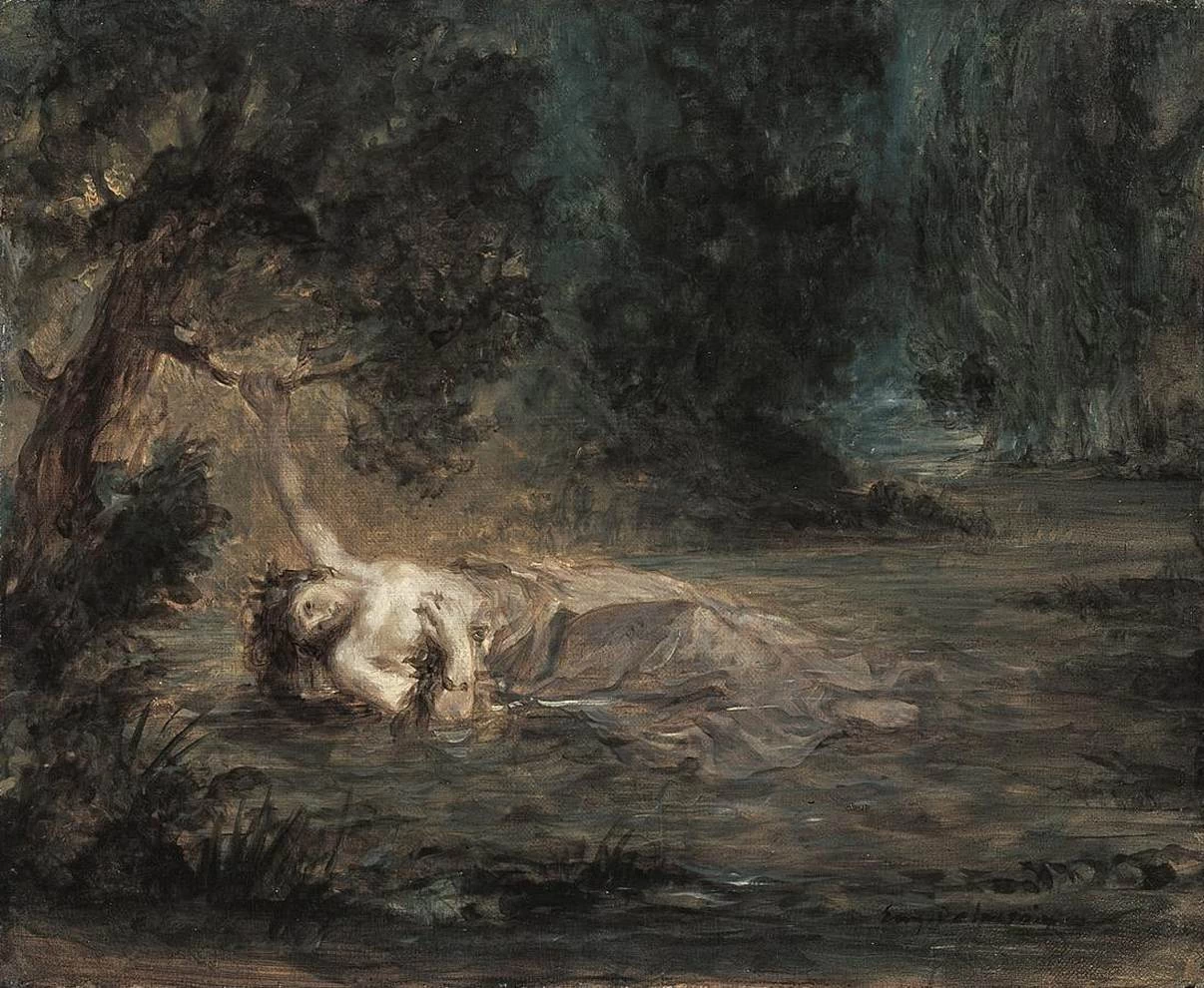 La morte di Ofelia - Neue Pinakothek, Munich